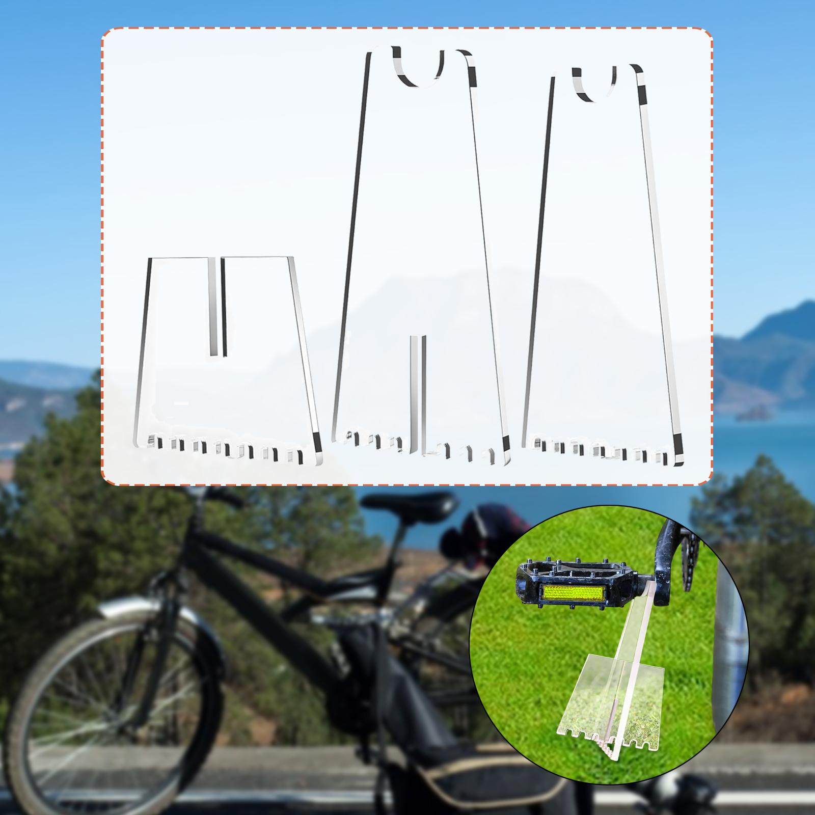 Mountain Biking Pictures - Fietsvoetsteunbeugel Fietsstandaard, lichtgewicht, voor mountainbike en