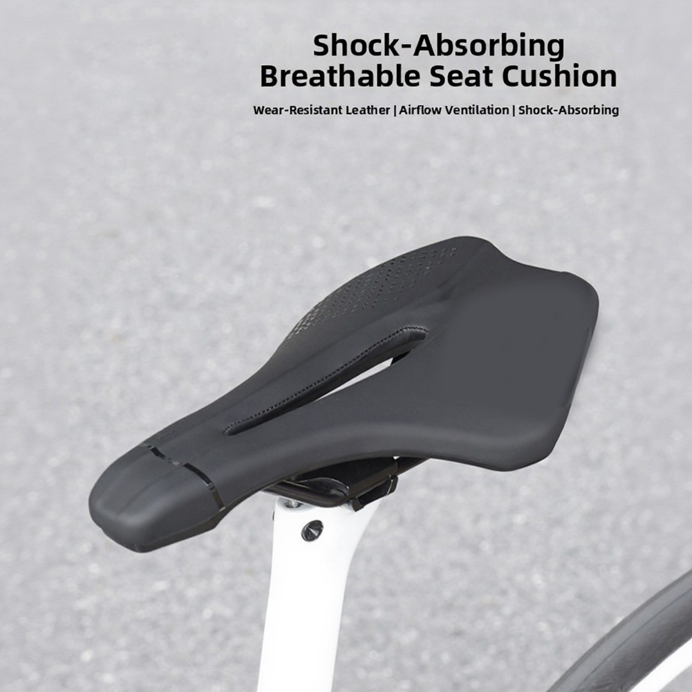 Zwart PU-leer schokabsorberend - Mountain Biking Accessories recensie en prijs