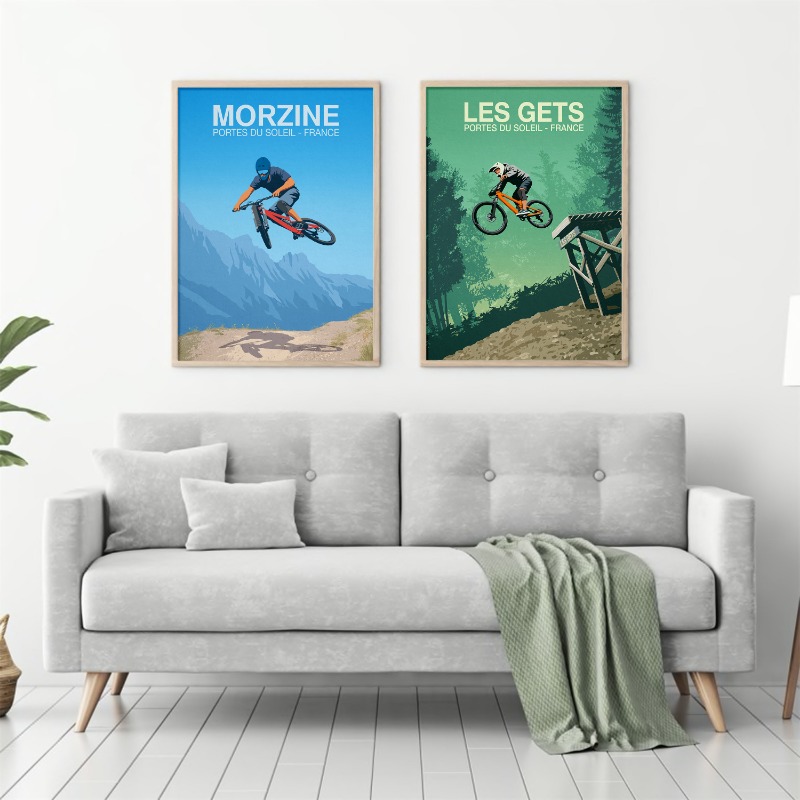 Mountainbike Trail Poster Snee - Mountain Biking Pictures recensie en prijs