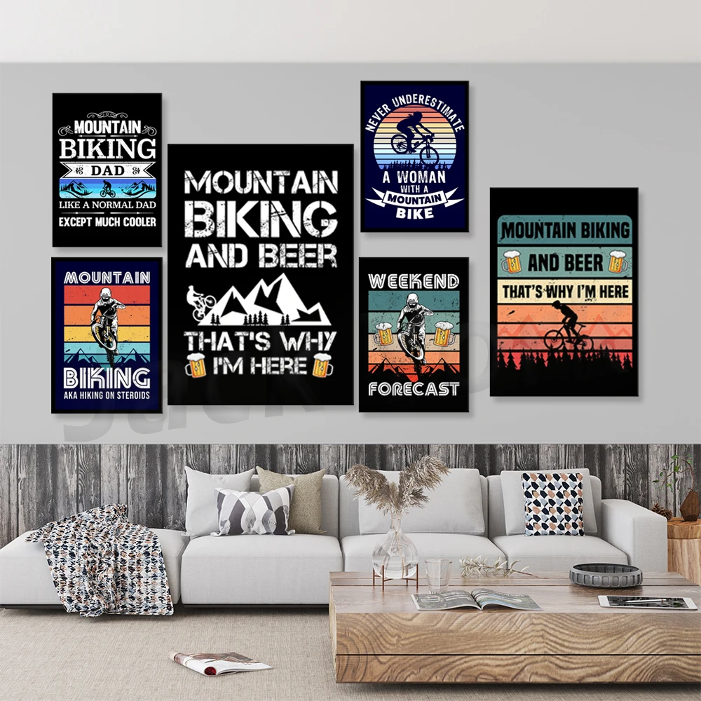 Go Mountainbike Print Canvas S - Mountain Biking Pictures recensie en prijs