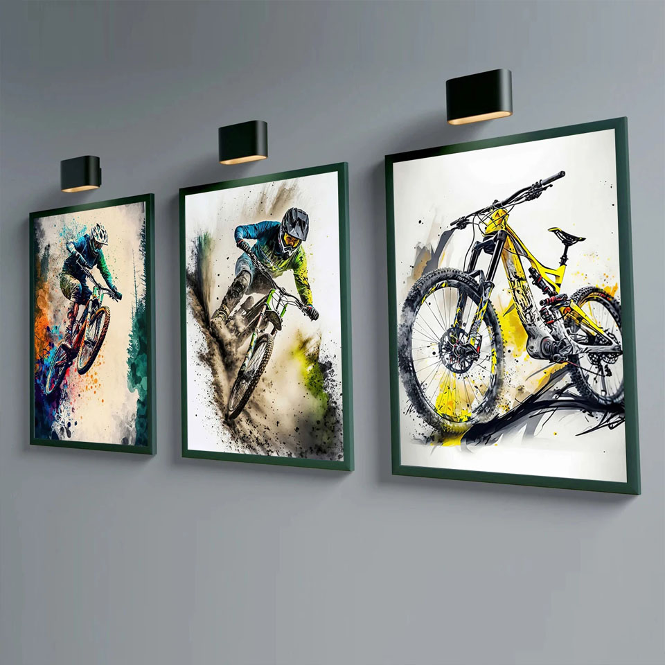 Mountainbike Sport Muur Kunst  - Mountain Biking Pictures recensie en prijs